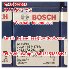 China Echte nagelneue BOSCH-Einspritzdüse 0433172093, 0 433 172 093, DLLA145P1794, DLLA 145 P 1794, Bosch ursprünglich fournisseur