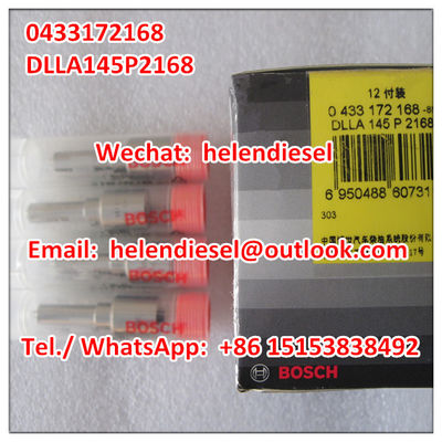 China Echte nagelneue -Einspritzdüse 0433172168, 0 433 172 168, DLLA145P2168, DLLA 145 P 2168,  ursprünglich fournisseur