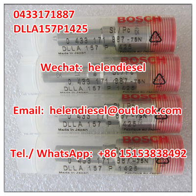 China Echte und neue -Einspritzdüse 0433171887, 0 433 171 887, DLLA157P1425, DLLA 157 P 1425,  ursprünglich fournisseur