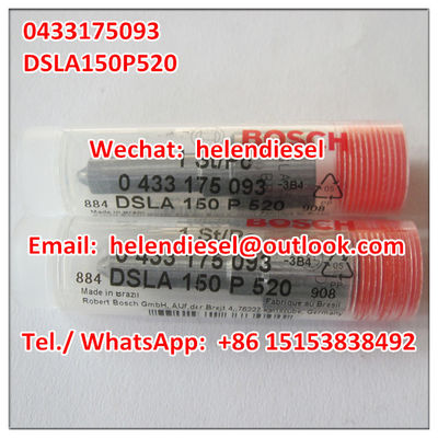 China Echte und neue -Einspritzdüse 0433175093, 0 433 175 093, DSLA150P520, DSLA 150P 520, DSLA 150 P 520 fournisseur
