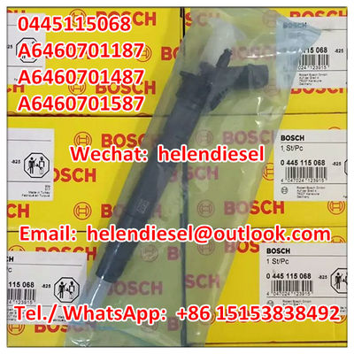 China Echter und neuer -Injektor 0445115068, 0 445 115 068, für MERCEDES BENZ, A6460701187, A6460701487, A6460701587 fournisseur