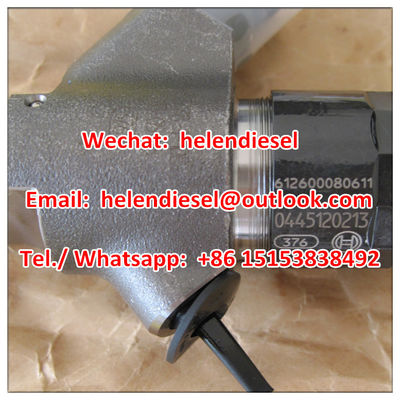 Echter und neuer -Injektor 0445120213, 0 445 120 213, 0445120 213, 612600080611 WEICHAI-Vorlage fournisseur