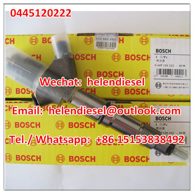 Echter und neuer -Injektor 0445120222, 0 445 120 222, 0445120 222, 612600080618 WEICHAI ursprünglich und nagelneu fournisseur