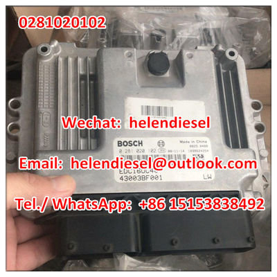 Echter und neuer  ECU 0281020102, EDC16UC40, 43003BF001, 0 281 020 102,  ursprünglich und nagelneu fournisseur