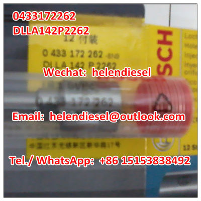 Genuine Brand New  injector nozzle 0433172262 , 0 433 172 262 , DLLA142P2262 , DLLA 142 P 2262  ,  original fournisseur