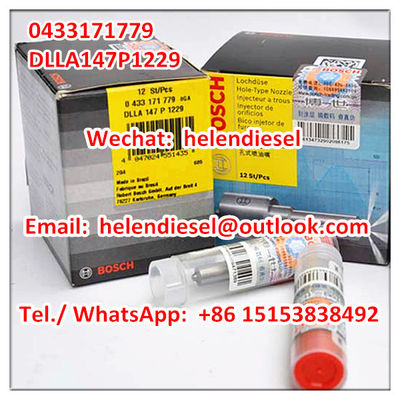 Echte nagelneue -Einspritzdüse 0433171779, 0 433 171 779, DLLA147P1229, DLLA 147 P 1229,  ursprünglich fournisseur