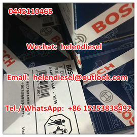 Echte und neue BOSCH-Kraftstoffeinspritzdüse 0445110465, 0 445 110 465, Bosch-Vorlage und nagelneuer allgemeiner Schienen-Injektor fournisseur