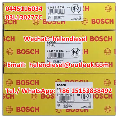 Echter und neuer -Injektor 0445116034, 0 445 116 034, 0445116 034, 03L130277C, 03L 130 277 C, für Volkswagen/VW fournisseur