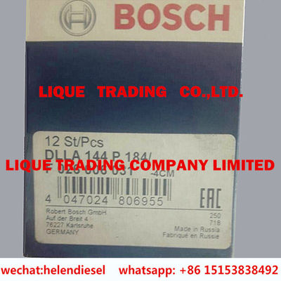Echte und neue -Einspritzdüse DLLA144P184/, DLLA 144 P 184/, DLLA144P184/, -Vorlage, F026006031 fournisseur