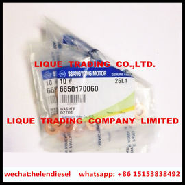 Echte allgemeine Schienen-Injektoren SSANGYONGS verkupfern Waschmaschine 6650170060, A6650170060 Sitz Delphi Injectors fournisseur