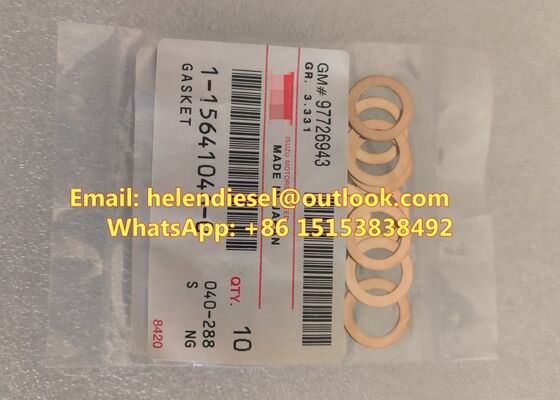 Original und neues GASKET 1-15641046-0, 1156410460, 1-15641046-#, Siegelring 1-15641046-0, 97726943, 33-110550-00, 369.01.111, 00 00 350 774, 40-70050-00 fournisseur
