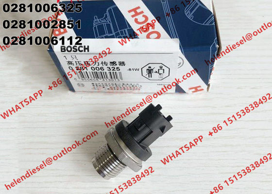 Kraftstoffdruck-Sensor -0281006325 für Insel QSL ISDe, DODGE, , DAF, FIAT, FORD, HYUNDAI, IVECO, KOMATSU SBe ISF fournisseur